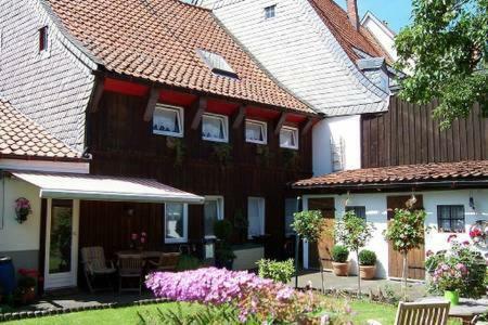 Altes Tageloehnerhaus Von 1510 Mit Garten Und Parkplatz Goslar Bagian luar foto